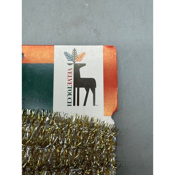 Just Right Mini Trim Tinsel Garland For Trees Under 4 Feet By VELVETOUCH - Picture 3 of 7